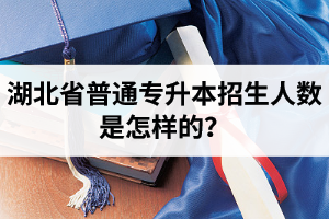 湖北省普通專升本招生人數(shù)是怎樣的？