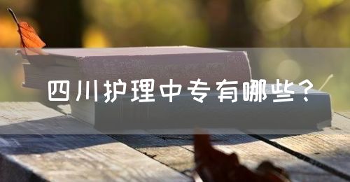 四川護理中專有哪些？(圖1)