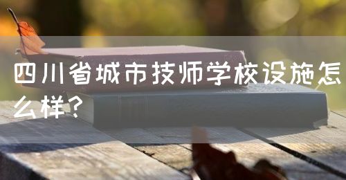 四川省城市技師學(xué)校設(shè)施怎么樣？(圖1)