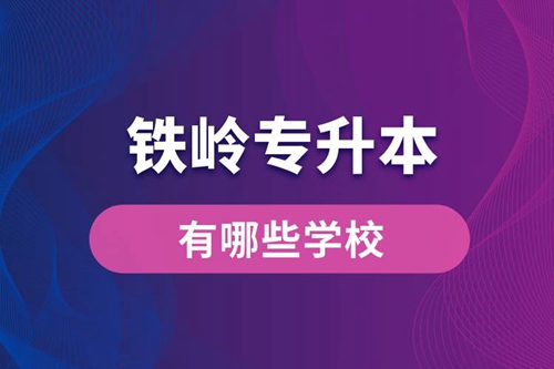 鐵嶺專升本有哪些學校？