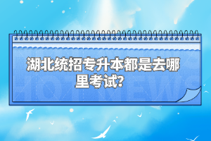 湖北統(tǒng)招專升本都是去哪里考試？