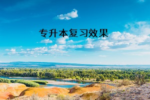 專(zhuān)升本復(fù)習(xí)效果