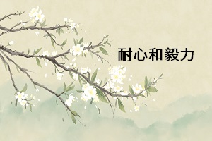 耐心和毅力