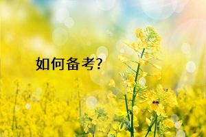 如何備考？